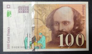 france billet de 100 francs cézanne de 1997 ref : f.74/01 france billet de 100 francs cézanne de 1997 ref : f.74/01