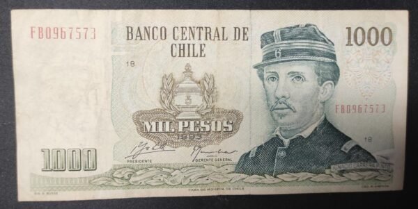 chili billet de 1000 pesos 1993 pick 154e (copie)
