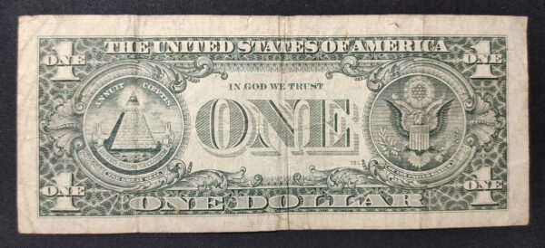etats unis d'amérique usa billet de 1 dollar 2006 l (12) san francisco ca (copie)