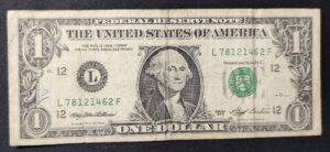etats unis d'amérique usa billet de 1 dollar 2006 l (12) san francisco ca (copie)