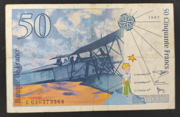 france billet de 50 francs saint exupery 1997 ref : f.73/04 (copie)