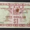 iles fidji pacifique sud, billet de 1 dollar 1974 reine elisabeth ii pick 71