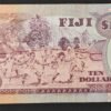 iles fidji pacifique sud, billet de 1 dollar 1974 reine elisabeth ii pick 71 (copie)