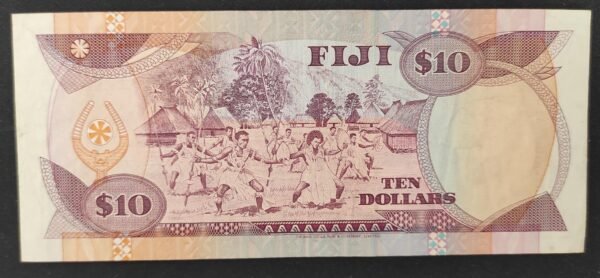 iles fidji pacifique sud, billet de 1 dollar 1974 reine elisabeth ii pick 71 (copie)