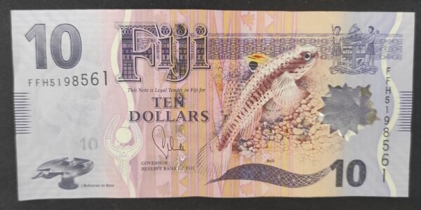 iles fidji pacifique sud magnifique billet 10 dollars