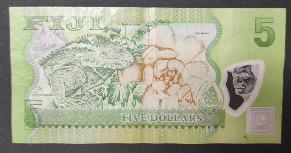 iles fidji pacifique sud magnifique billet 5 dollars