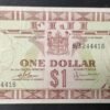 iles fidji pacifique sud, billet de 1 dollar 1974 reine elisabeth ii pick 71