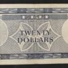 rare iles fidji pacifique sud, billet de 20 dollars 1974 pick 75
