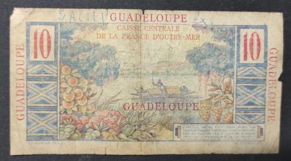 rare guadeloupe billet de 10 francs colbert type 1946 (copie)
