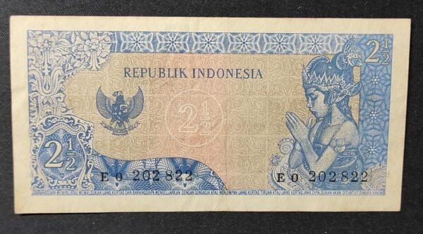 indonésie billet de 2,5 roupies de 1964 pick 81 ttb+