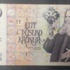 islande billet de 1000 kronur du 22/05/2001 pick 59 spl (copie)