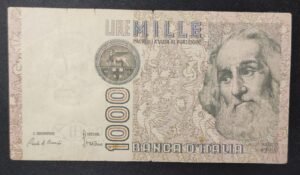 italie billet de 1000 lire 1982 pick 109 ttb (copie)