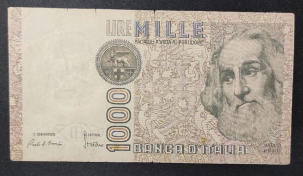 italie billet de 1000 lire 1982 pick 109 ttb (copie)