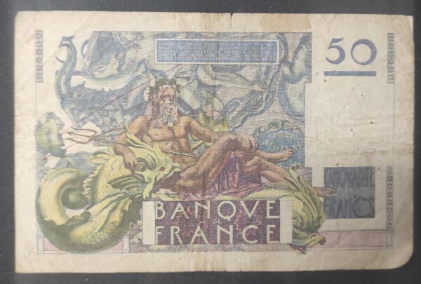 france billet de 50 francs le verrier du 31/05/1946 c.25 ref: f.20/05