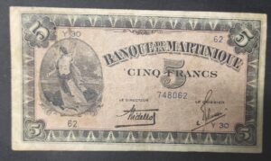 rare martinique billet de 25 francs 1942/44 pick 16 rare martinique billet de 25 francs 1942/44 pick 16