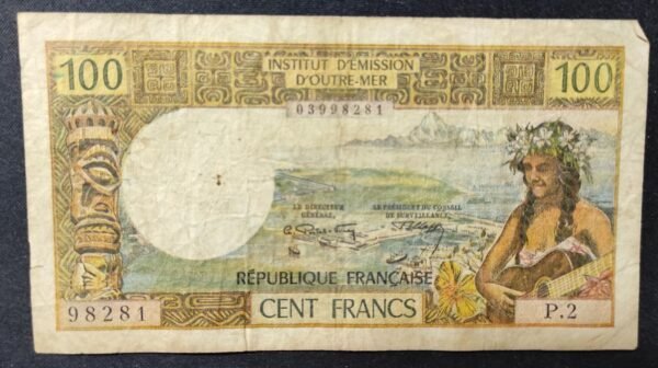 nouvelle calédonie 100 francs mention nouméa alphabet x.2 (copie)