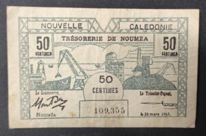nouvelle calédonie billet de 50 centimes trésorerie de nouméa 29/03/1943 (copie)