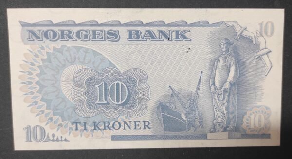 norvège billet de 10 kroner de 1984 pick 36 sup