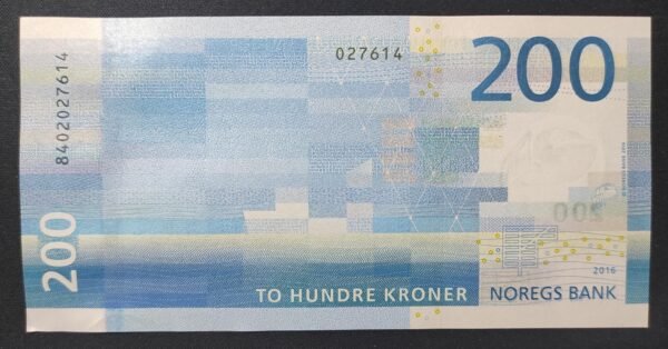 norvège billet de 100 kroner de 2016 pick 54 pr neuf