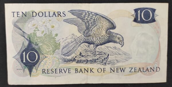 nouvelle zélande billet de 10 dollars 1975 1977 pick 165 reine elizabeth ii
