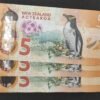 nouvelle zélande billet de 5 dollars polymère 2015 pick 191 neuf ( unc ) (copie)