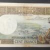 polynesie franc 100 francs mention papeete alphabet j.2