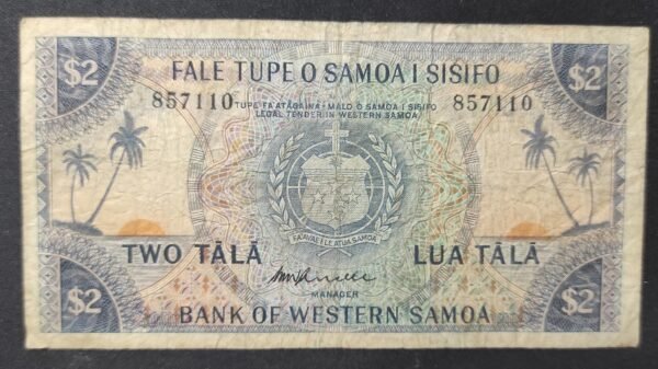 iles samoa billet de 20 tala pick 40 (copie)