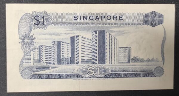singapour singapor billet de 1 dollar 1967 pick 1 série fleurs (copie)