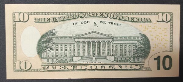 rare usa star note billet de 10 dollars 2017 b (2) new york !