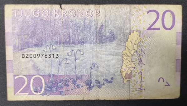 suède billet de 20 kronor de 2015 pick 69 circulé (copie)
