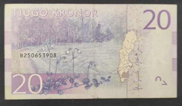 suède billet de 20 kronor de 2015 pick 69 circulé (copie)