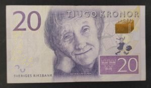 suède billet de 20 kronor de 2015 pick 69 circulé