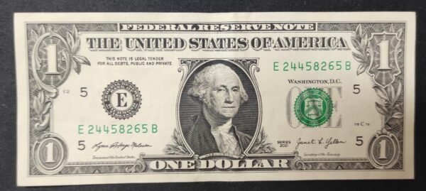 etats unis d'amérique usa billet de 1 dollar 1974 e (5) richmond virginie (copie)
