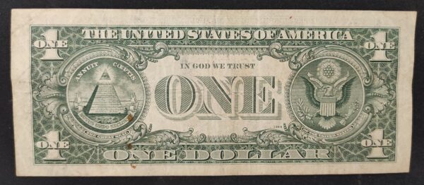 etats unis d'amérique usa billet de 1 dollar 1993 l (12) san francisco ca (copie)