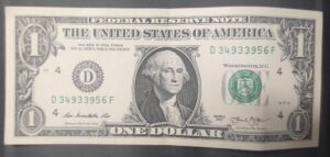 etats unis d'amérique usa billet de 1 dollar 2017 d (4) cleveland ohio (copie)
