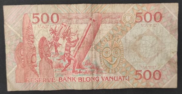 rare vanuatu billet de 500 vatu aa869731 de 1982 1er signature pick 2