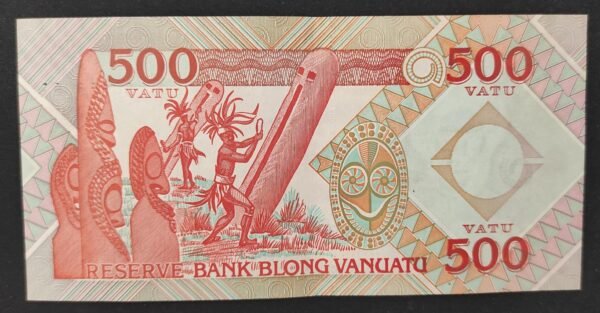 rare vanuatu billet de 500 vatu cc66098 de 1993 pick 5