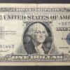 rare usa star note billet de 1 dollar série 1957 sceau bleu ! (copie)