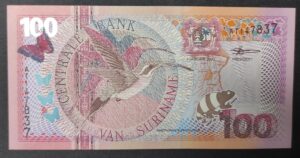 suriname billet de 100 gulden du 01/012000 pick 1 neuf unc