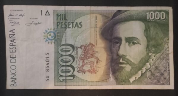 espagne billet de 1000 pesetas de 1992 pick 163 (copie)