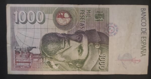 espagne billet de 1000 pesetas de 1992 pick 163 (copie)