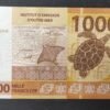 nouvelle calédonie polynésie billet de 1000 francs neuf 3eme sign 142 311 j5