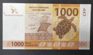 nouvelle calédonie polynésie billet de 1000 francs neuf 3eme sign 142 311 j5