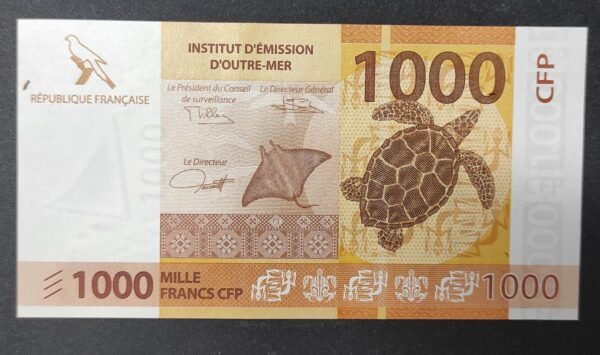 nouvelle calédonie polynésie billet de 1000 francs neuf 3eme sign 142 311 j5