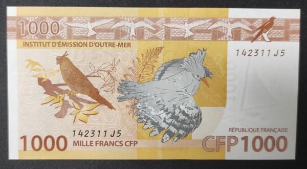 nouvelle calédonie polynésie billet de 1000 francs neuf 3eme sign 142 311 j5
