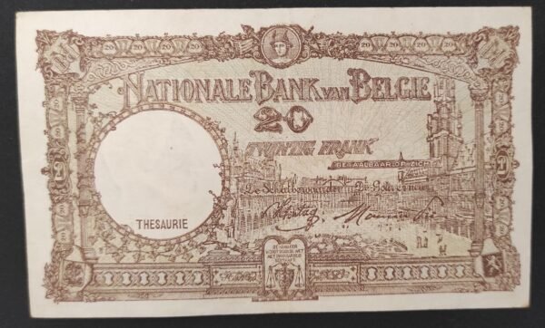 belgique billet de 20 francs du 31/08/1945 pick 111