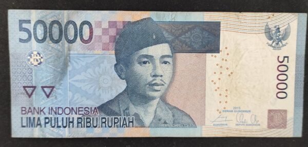 indonésie billet de 50 000 roupies 2016 pick 152 (copie)