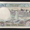billet de 500 francs des nouvelles hébrides n.1 neuf unc 3eme signature 1980. (copie)