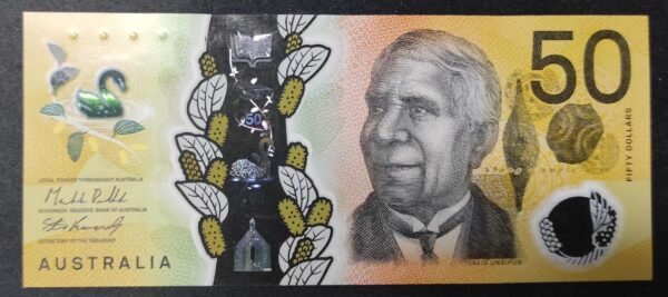 australie billet de 50 dollars 2023 pick 65 polymère spl