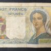 nouvelle calédonie 20 francs " nouméa " jeune berger banque de l'indochine h.185 (copie)